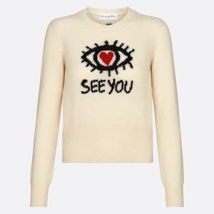 Christian Dior 2020 "I SEE YOU" Cashmere Sweater (Size Small)